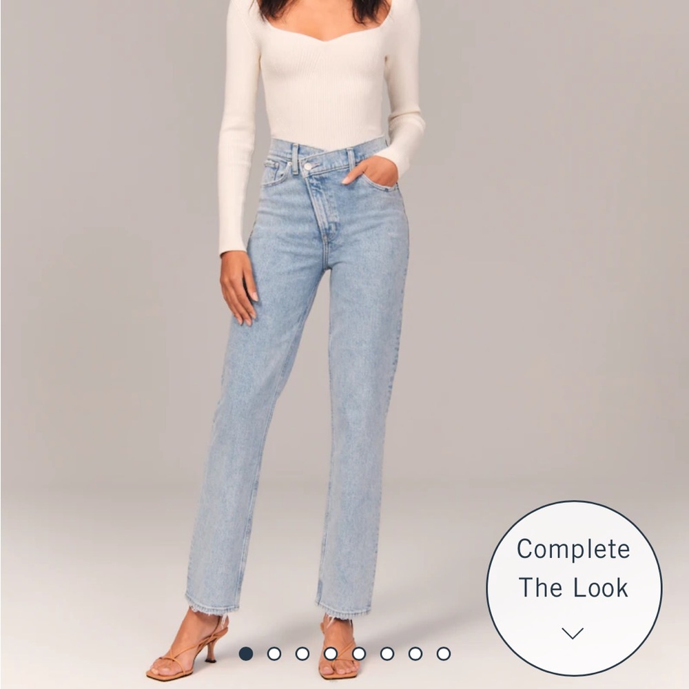 Abercrombie & Fitch 90’s straight ultra high rise jeans